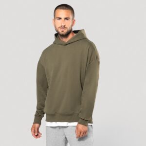 Sweatshirt à capuche molleton oversize unisexe