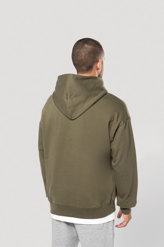 Sweatshirt à capuche molleton oversize unisexe