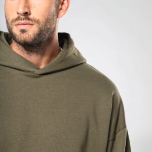 Sweatshirt à capuche molleton oversize unisexe