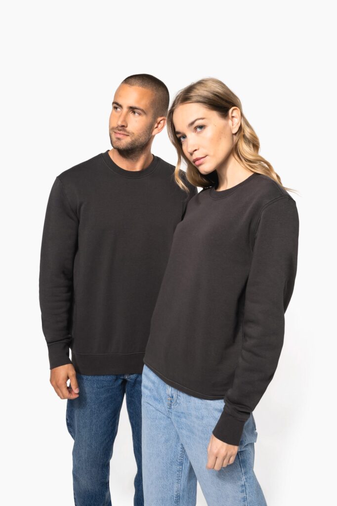 Sweat-shirt écoresponsable col rond unisexe