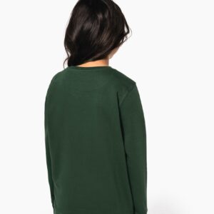 Sweat-shirt écoresponsable col rond enfant