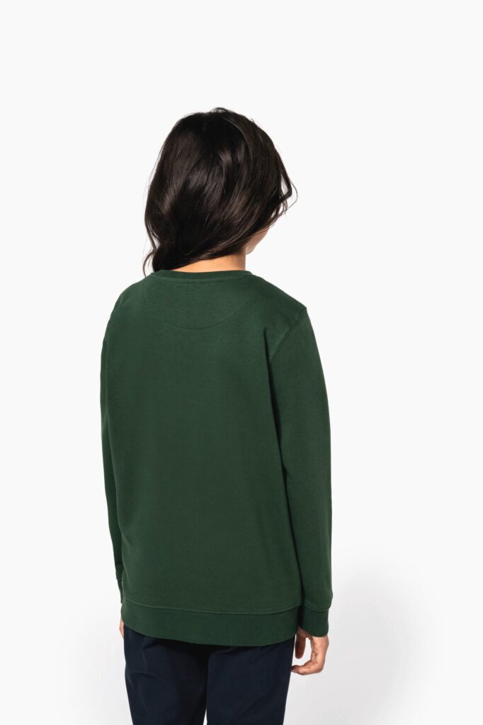 Sweat-shirt écoresponsable col rond enfant