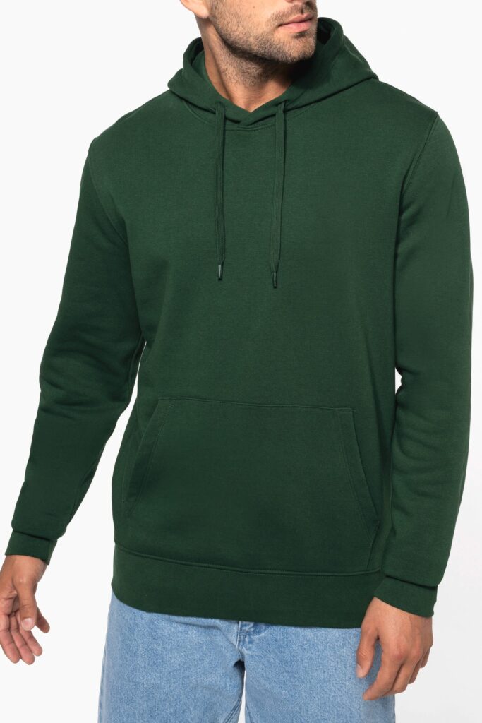 Sweat-shirt écoresponsable à capuche homme