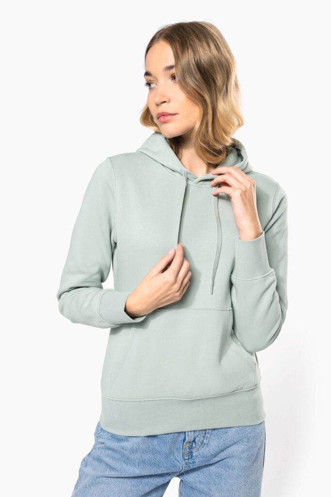 Sweat-shirt écoresponsable à capuche femme