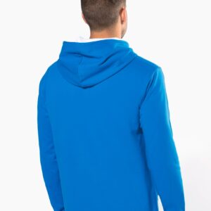 Sweat-shirt capuche contrastée homme