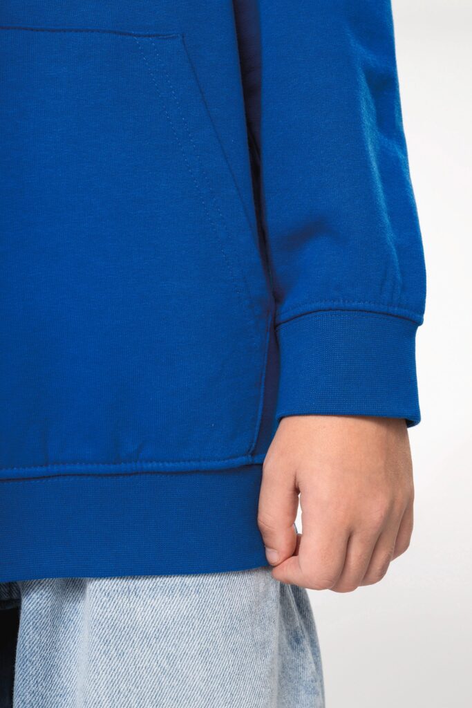 Sweat-shirt capuche contrastée enfant