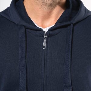 Sweat-shirt zippé capuche homme