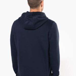 Sweat-shirt zippé capuche homme