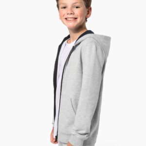 Sweat-shirt zippé capuche enfant
