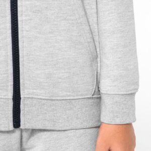 Sweat-shirt zippé capuche enfant