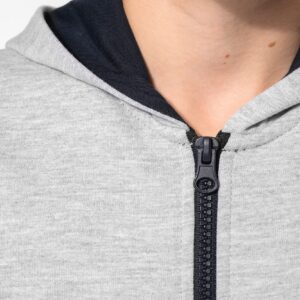 Sweat-shirt zippé capuche enfant