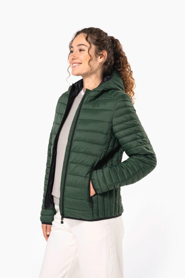 Doudoune légère capuche femme