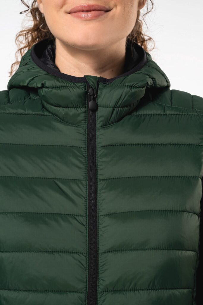Doudoune légère capuche femme