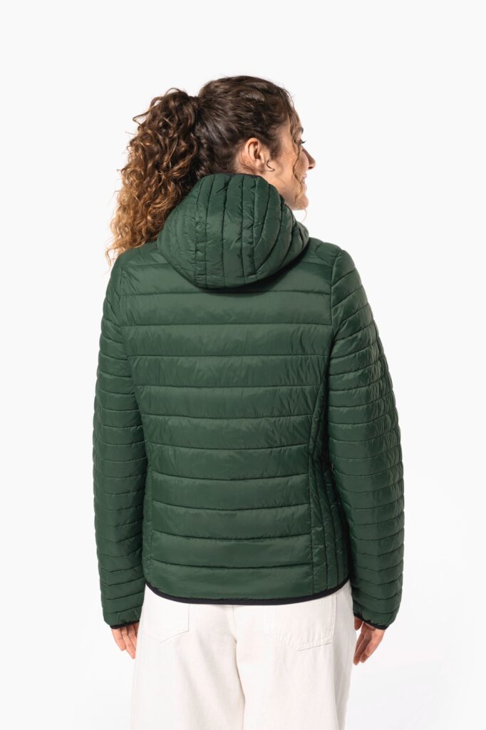 Doudoune légère capuche femme