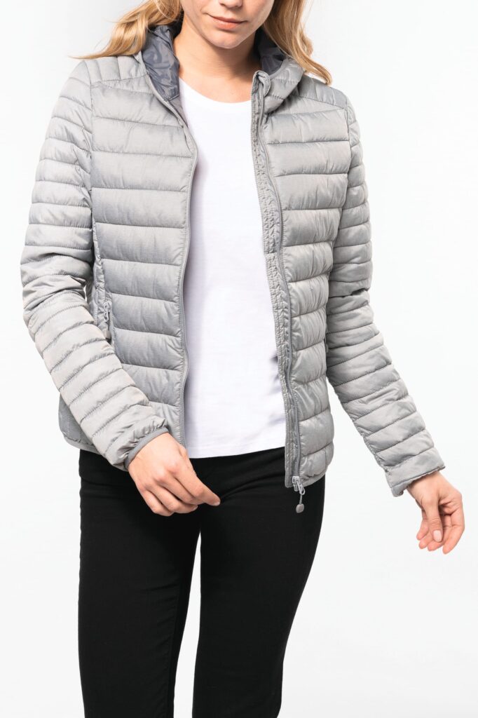 Doudoune légère capuche femme