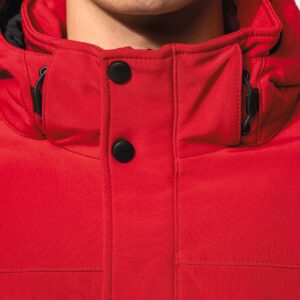 Parka softshell doublée capuche homme