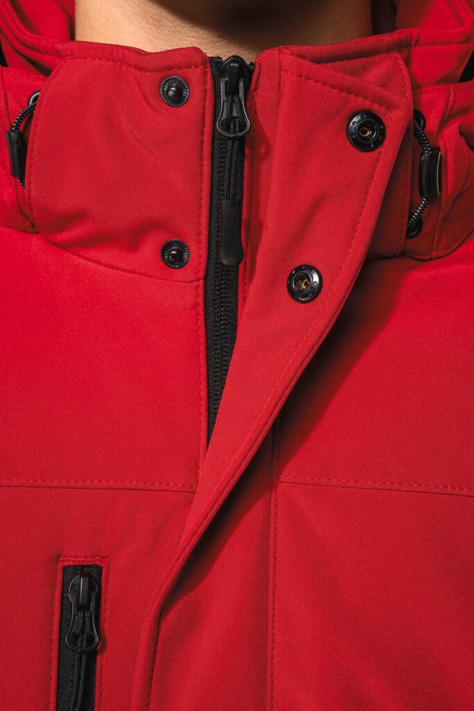 Parka softshell doublée capuche homme