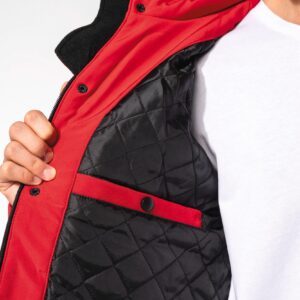 Parka softshell doublée capuche homme