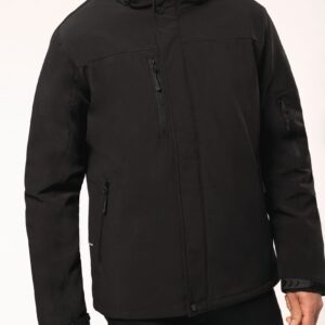 Parka softshell doublée capuche homme