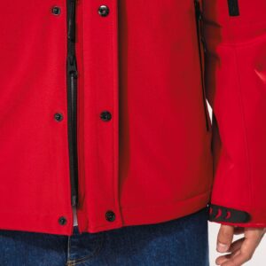 Parka softshell doublée capuche homme