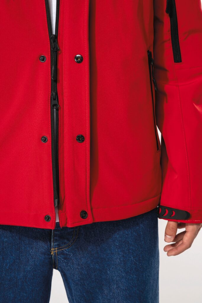 Parka softshell doublée capuche homme