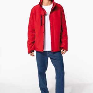 Parka softshell doublée capuche homme