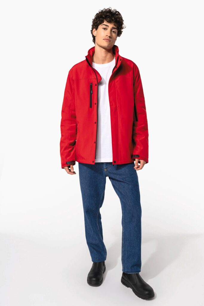 Parka softshell doublée capuche homme