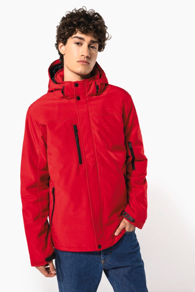Parka softshell doublée capuche homme