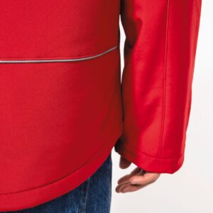 Parka softshell doublée capuche homme