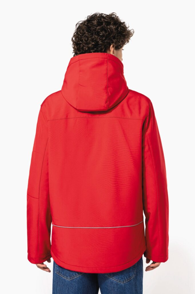 Parka softshell doublée capuche homme
