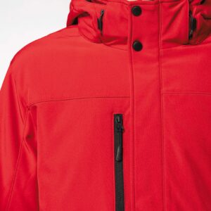 Parka softshell doublée capuche homme