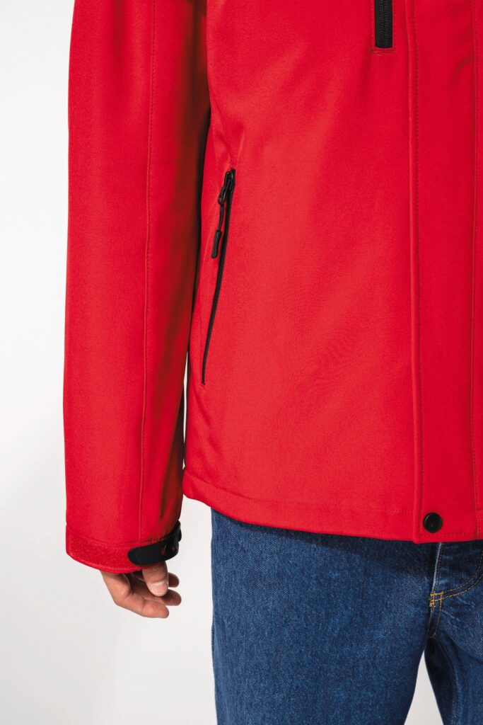 Parka softshell doublée capuche homme