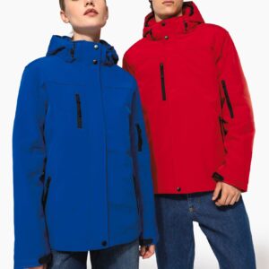 Parka softshell doublée capuche homme
