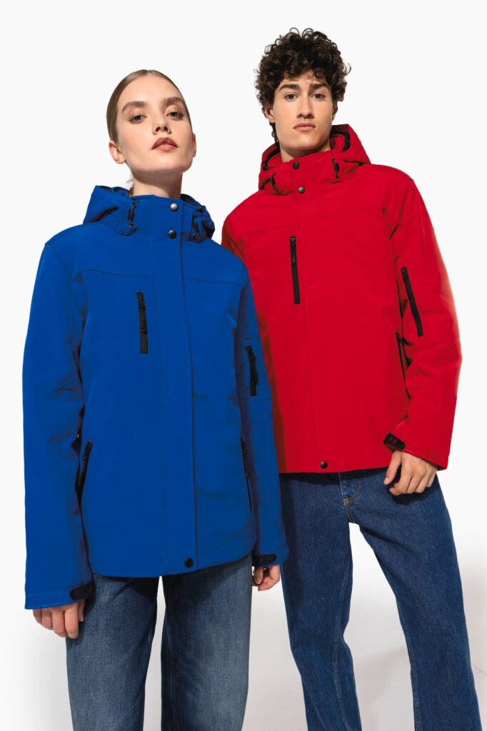 Parka softshell doublée capuche homme
