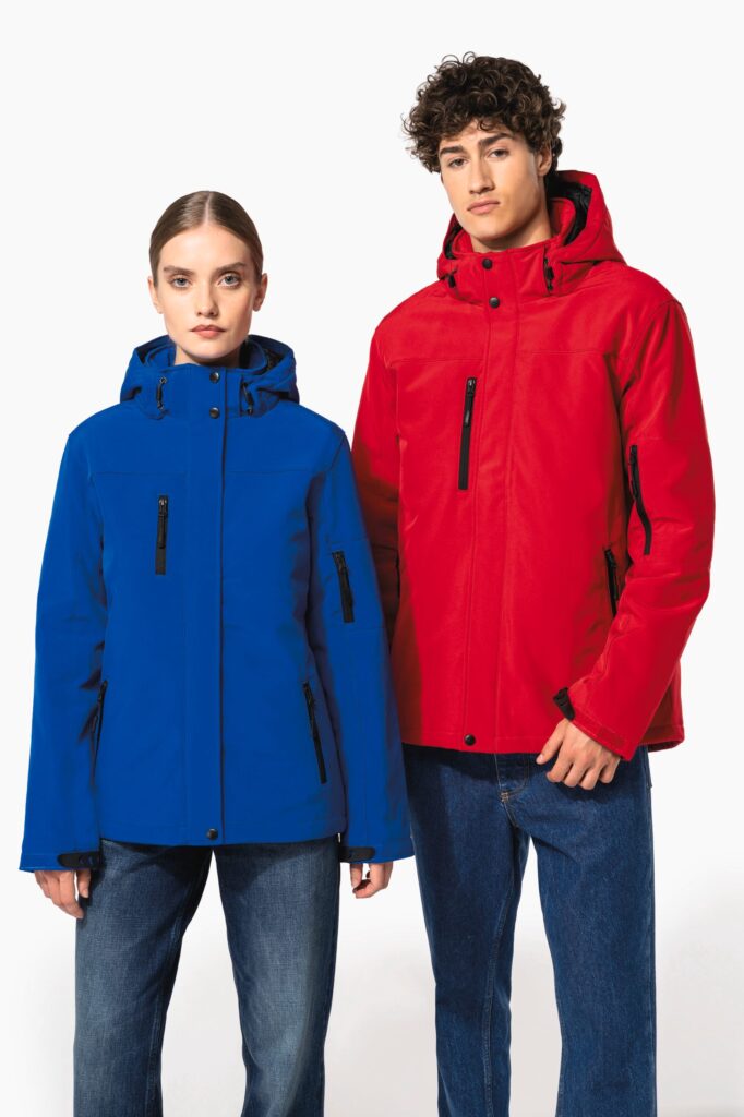 Parka softshell doublée capuche homme
