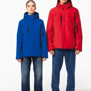 Parka softshell doublée capuche homme