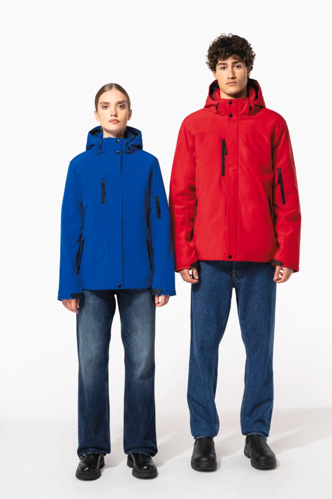 Parka softshell doublée capuche homme
