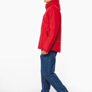 Parka softshell doublée capuche homme