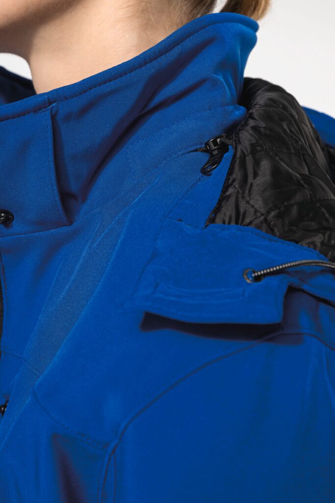 Parka softshell doublée capuche femme