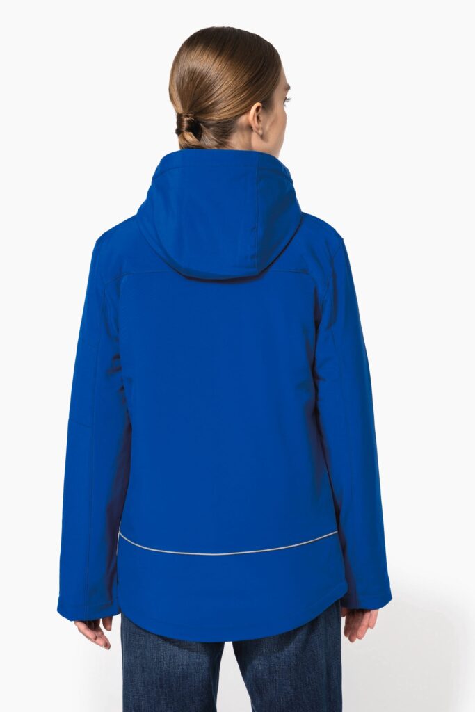 Parka softshell doublée capuche femme
