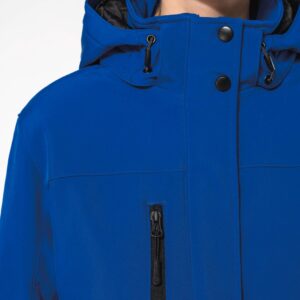 Parka softshell doublée capuche femme
