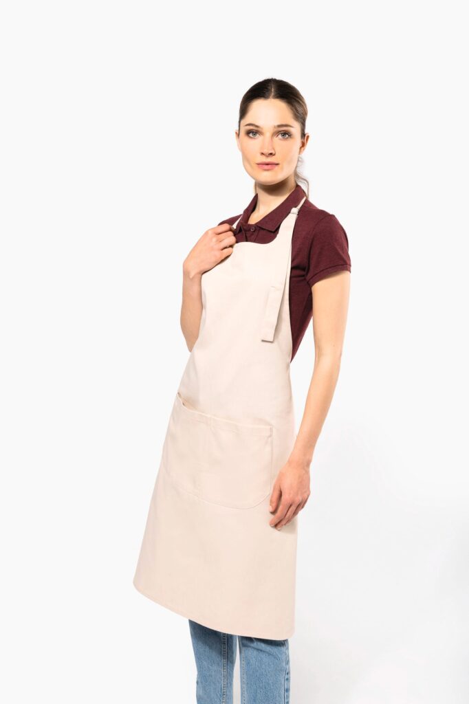 Tablier coton avec poche