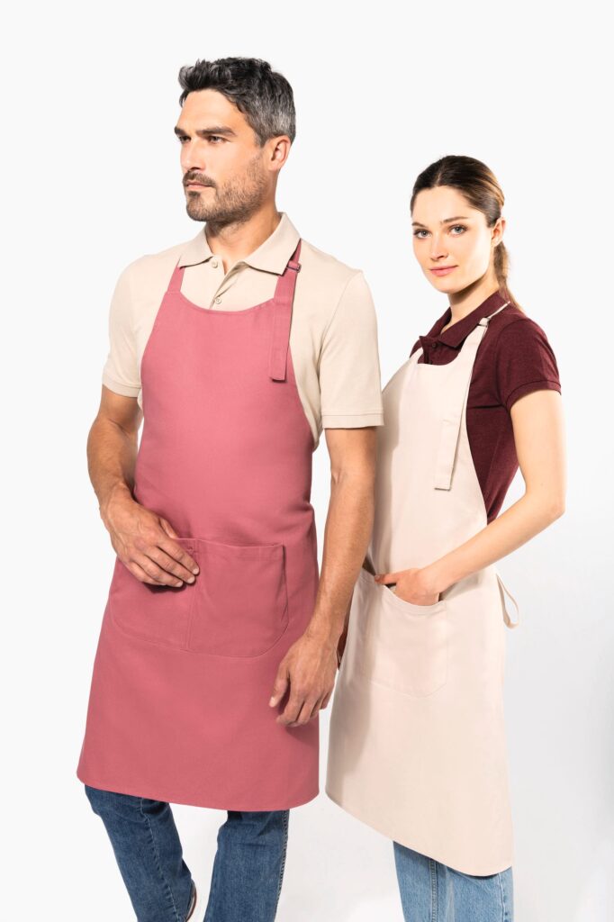 Tablier coton avec poche