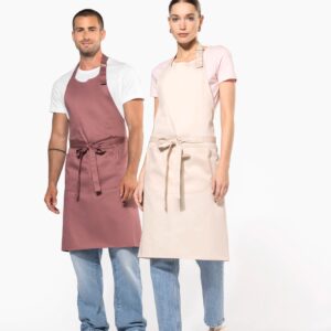 Tablier polycoton avec poche