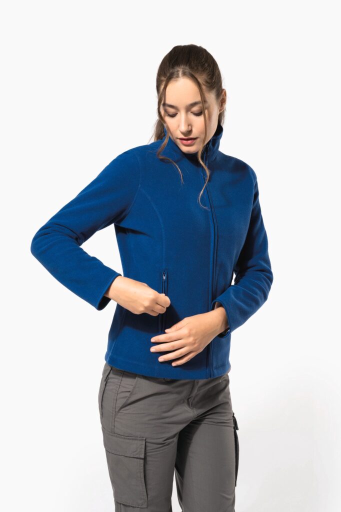 Veste micropolaire zippée femme