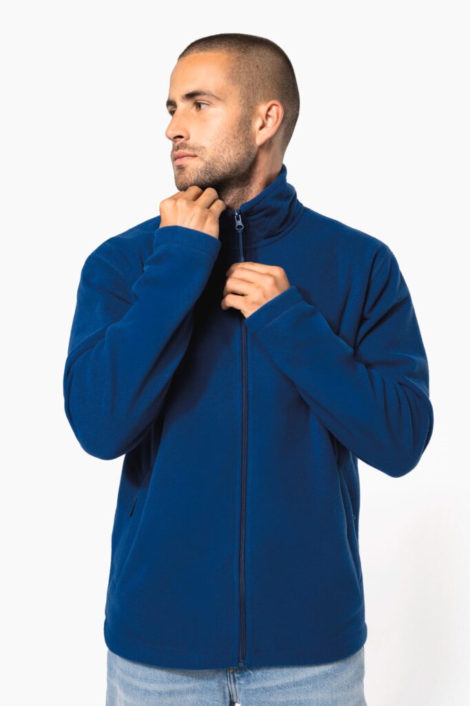 Veste micropolaire zippée homme