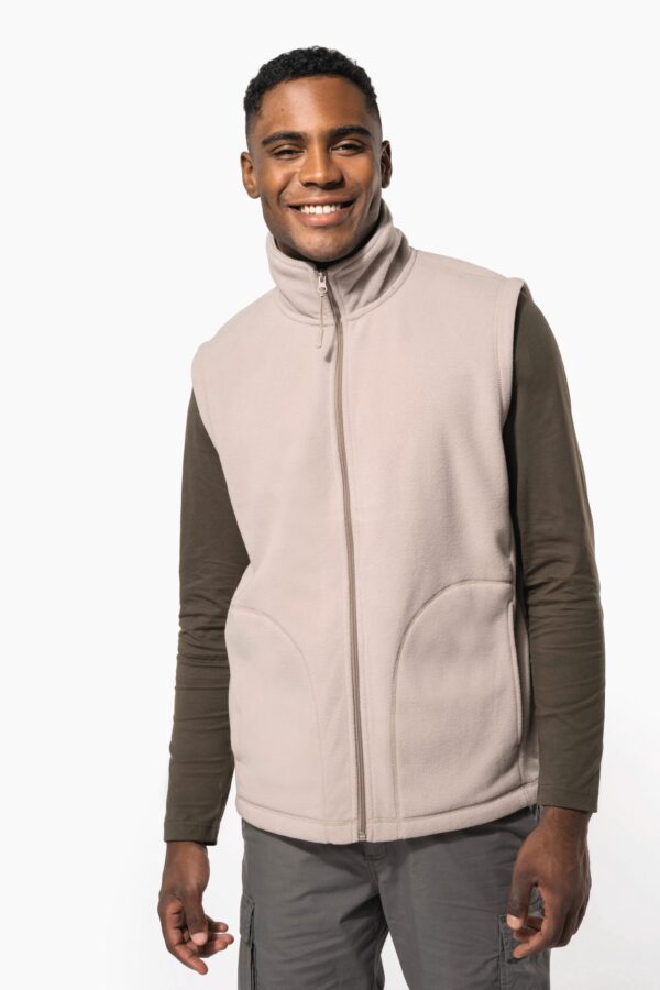 Bodywarmer micropolaire homme