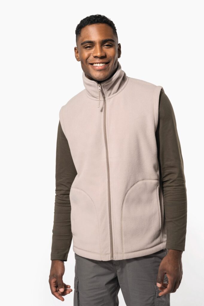 Bodywarmer micropolaire homme