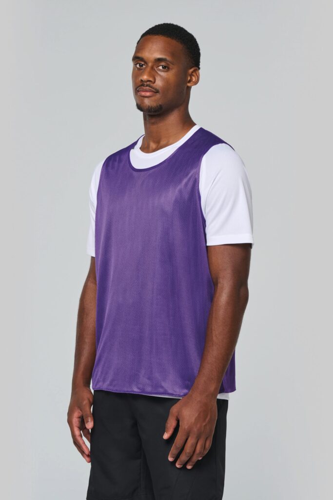 Chasuble réversible multisports unisexe
