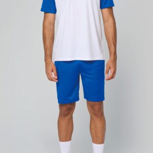 Maillot multisport manches courtes bicolore unisexe